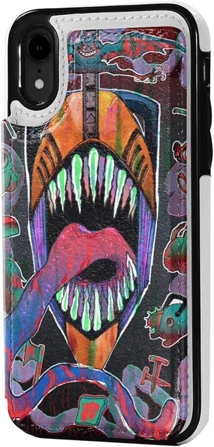 Amazon Co Jp Iphone Xr ケース 手帳型 チェンソーマン Iphone アイフォンxr ケース カード収納 Qi充電対応 横置き機能 高級puレザー Xrカバー 財布型 携帯カバー スマホケース 家電 カメラ