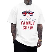 AIYINO Unisex London T Shirt Summer Short Sleeve Cotton T-Shirts UK British Flag Fun Print Designs Casual Crew Neck Tee Tshirt | Unisex Casual Crew Neck T Shirt ,UK Flag Women Graphic Tee For Men,Soft Comfy Summer Tops. For Travel Parties Daily Wear.