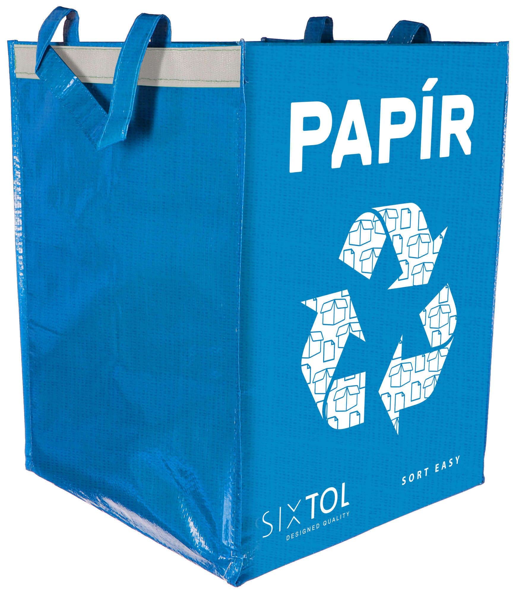 SIXTOL Sort Easy 1 Practical Set with Colour-Coded Bags for Assorted Paper