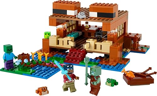 Miniatura 3 de Lego Minecraft Set 21256 The Frog House, 21254 The Turtle Beach House, 21253 The Animal Shelter & 30672 Steve with Baby Panda