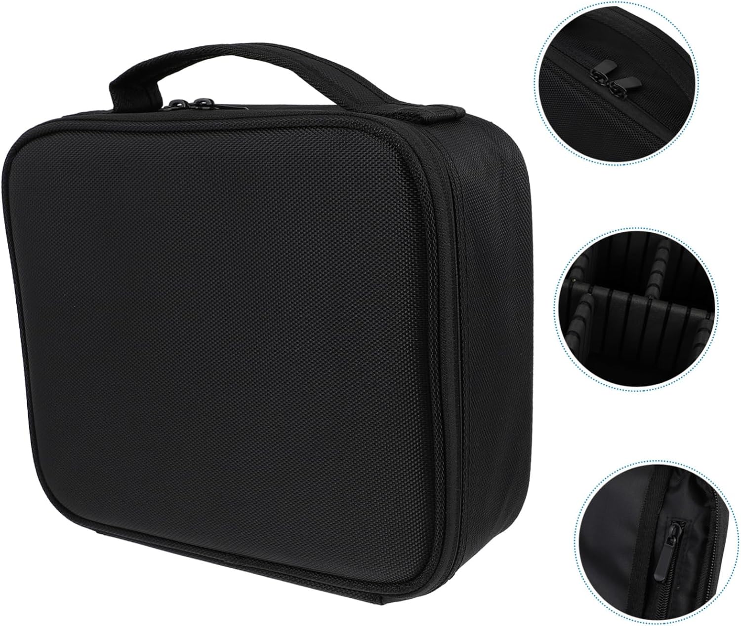 NOLITOY Convenient Cosmetic Bag Makeup Brush Organizer Makeup Tool Case for Travel