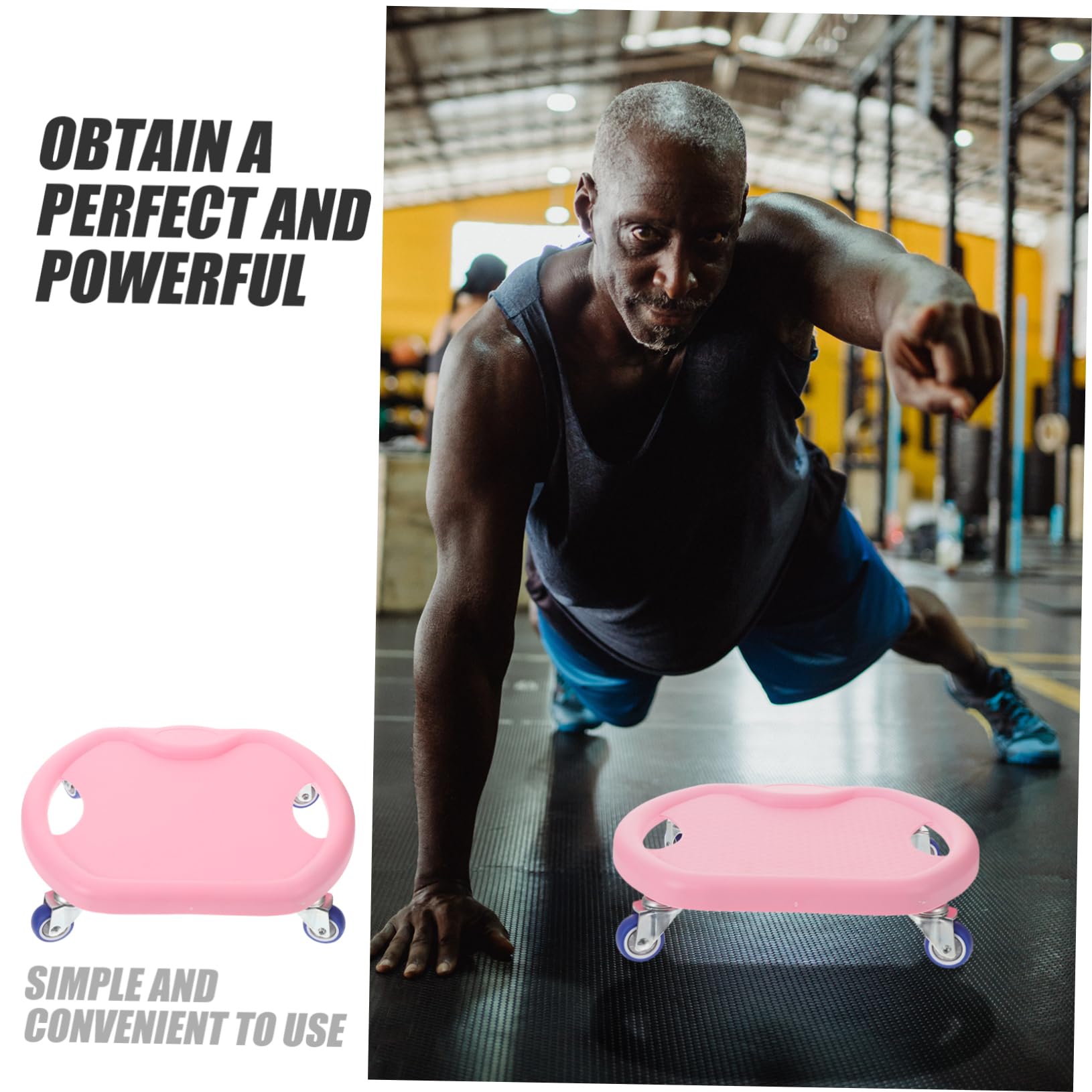 ifundom 1 Juego Disco Deslizante Abdominal para Ejercicio con Almohadilla de Equipamiento de Fitness Silencioso Superficie Antideslizante y Diseño para Entrenamiento y Tonificación