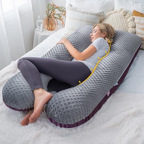 Miniatura 4 de Meiz Almohada de embarazo, almohada corporal de embarazo, almohadas de embarazo para dormir, almohada de maternidad para mujeres embarazadas con