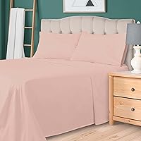 Vista 14 de Superior Juego de sábanas de algodón egipcio de 4 piezas, 700 hilos, ecológicas, sábanas sostenibles, básicos ultrasuaves, sólido, sábana bajera