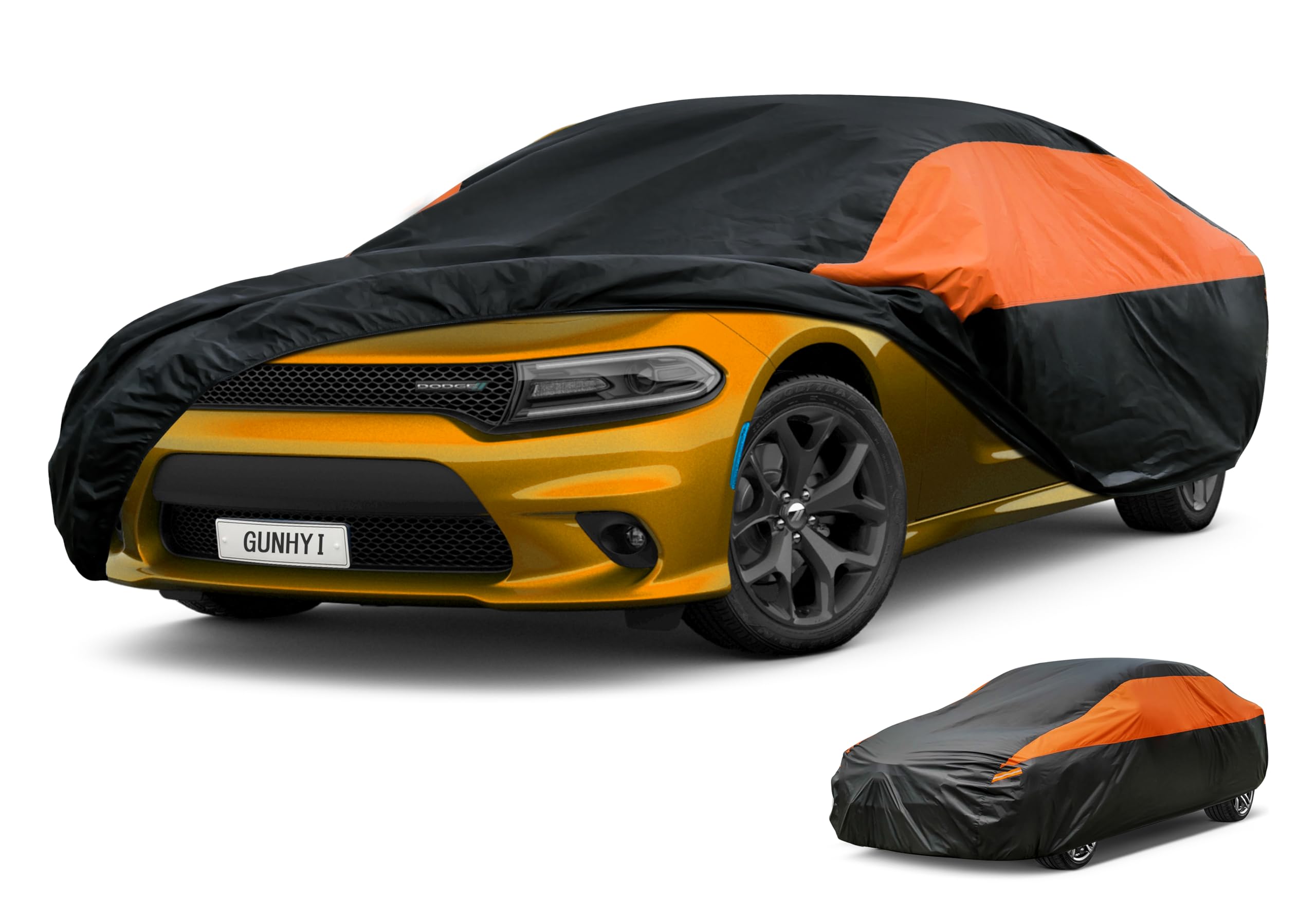 GUNHYI Waterproof Sedan Full Car Cover Custom Fit Dodge Charger