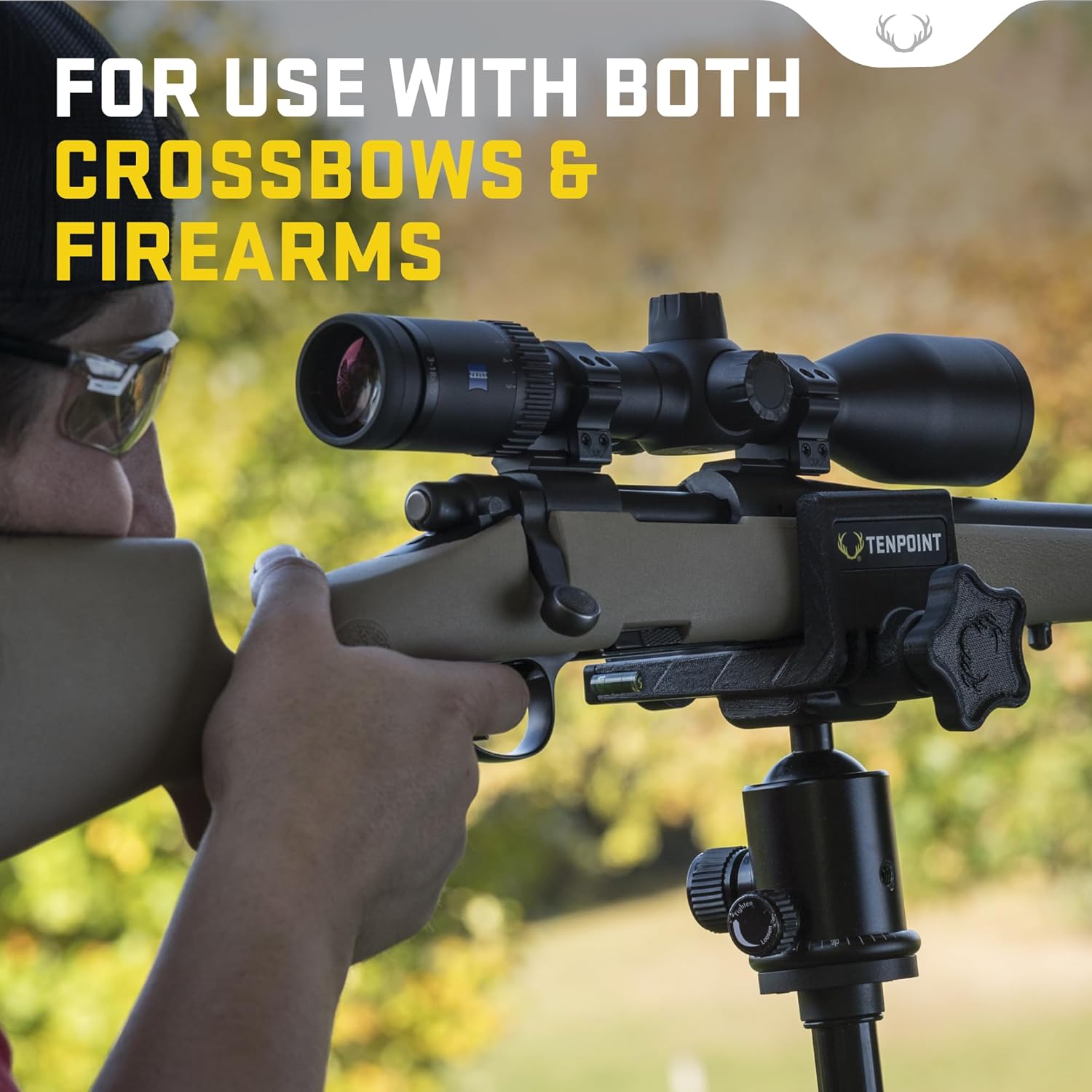 Axis Tripod - Lightweight, Compact Design - Includes Two Built-In Levels & Carry Bag