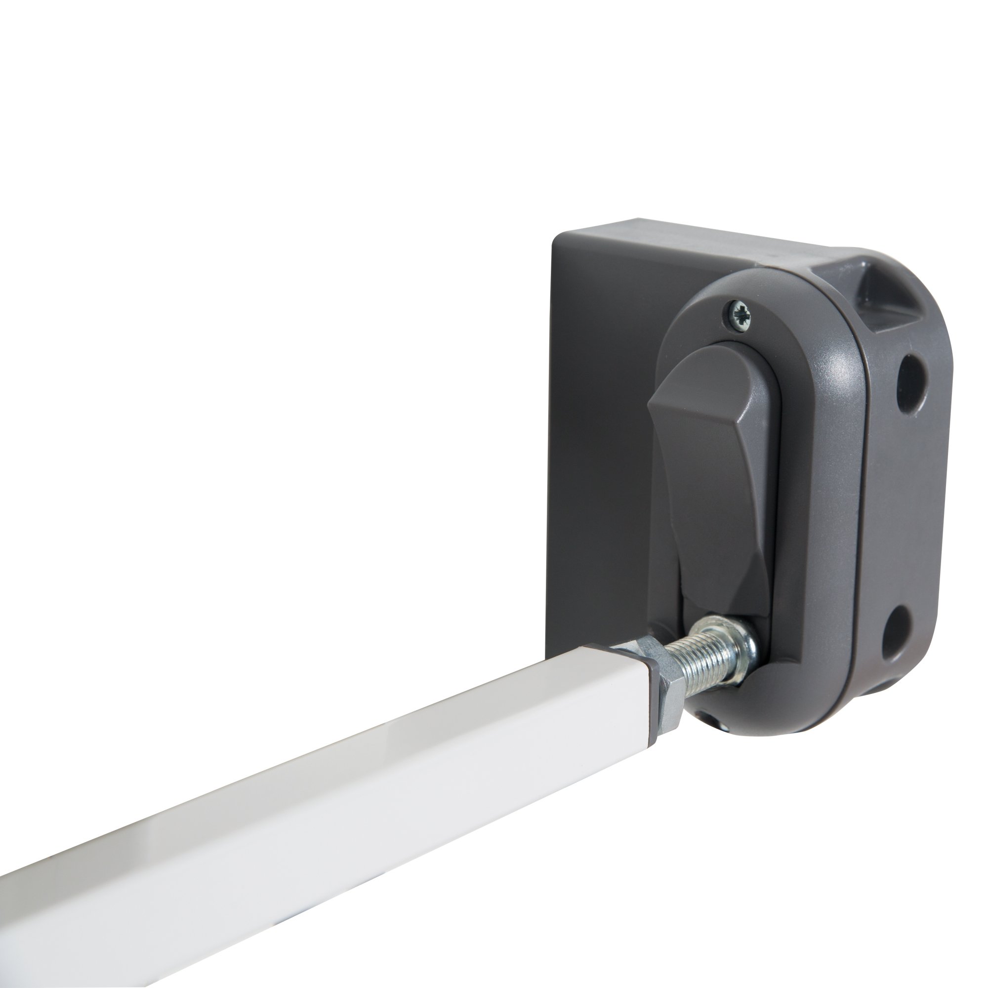 roba Cancelletto di Sicurezza per Porta "Easy Step", in Metallo, Extra Alto, Larghezza Variabile 60-97 cm, Bianco