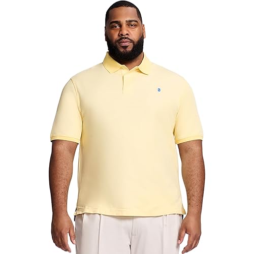 IZOD Men's Big and Tall Advantage Performance Short Sleeve Polo Shirt