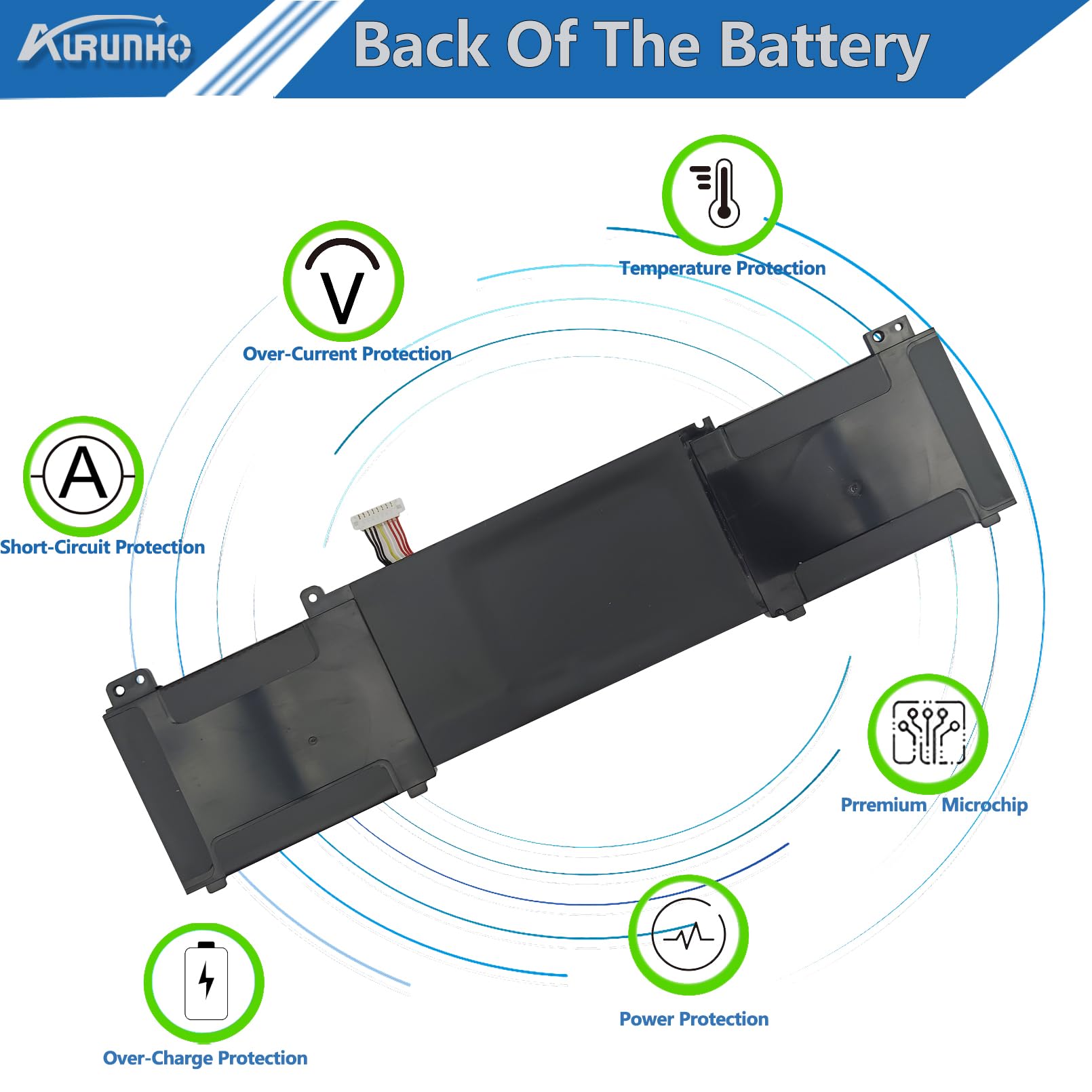 Amazon.com: AURUNHO B31N1822 42Wh Laptop Battery Replacement for