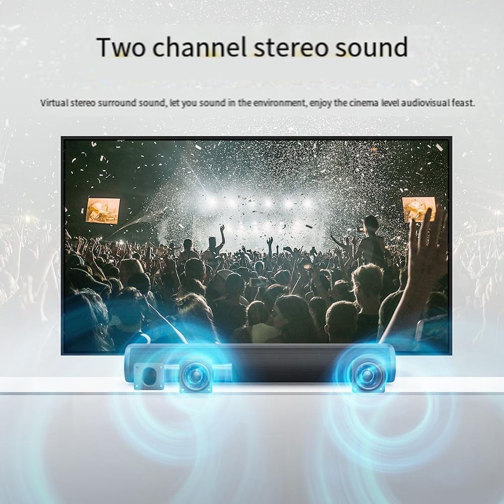 Mały soundbar do głośników telewizyjnych z Bluetooth 5.0/HD/Optical/USB/AUXConnection 50 W soundbary ścienne do domowego
