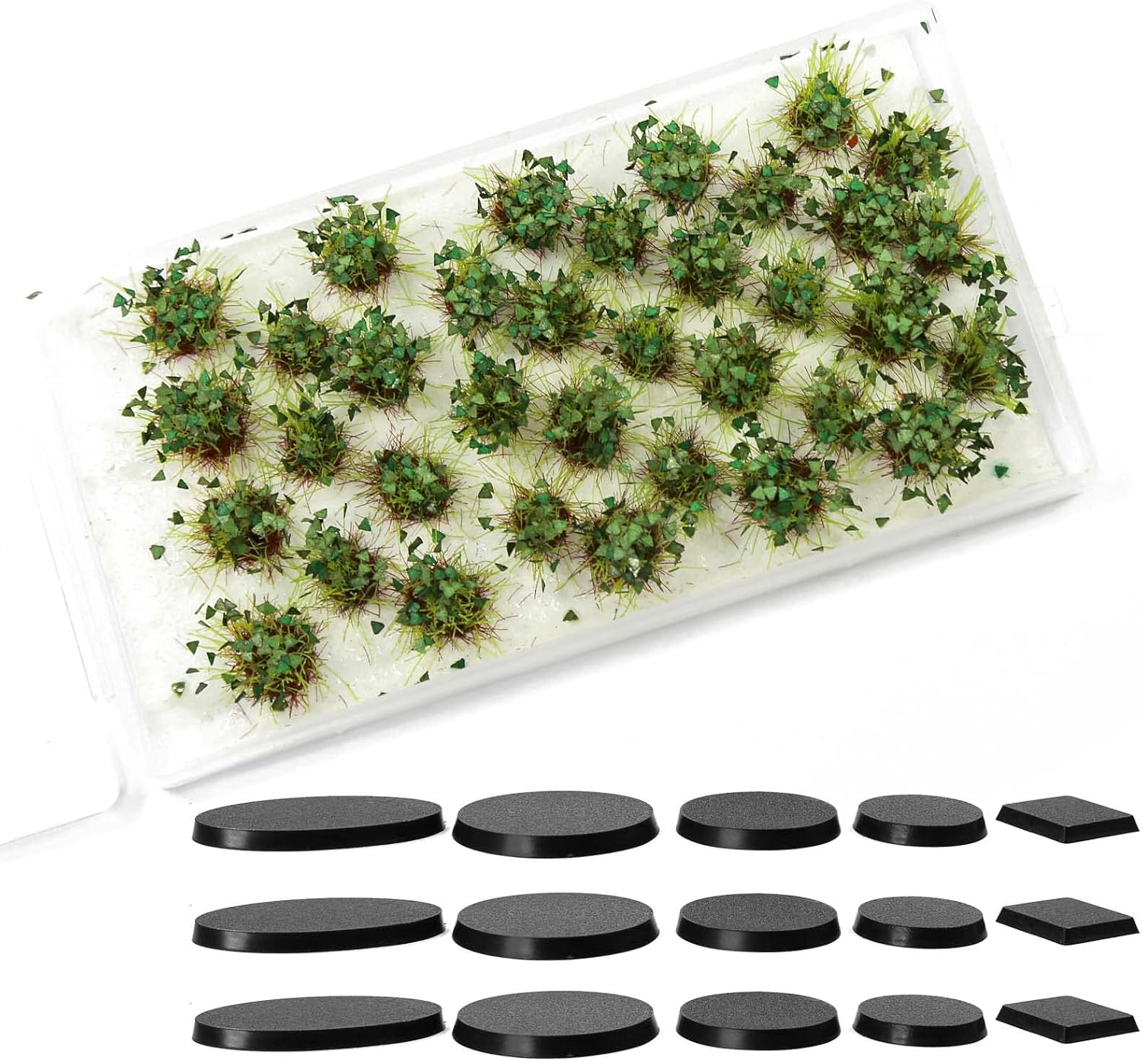 Miniature Vegetation Artificial Flower Cluster with Model Bases War Game Lowland Scenery (F)