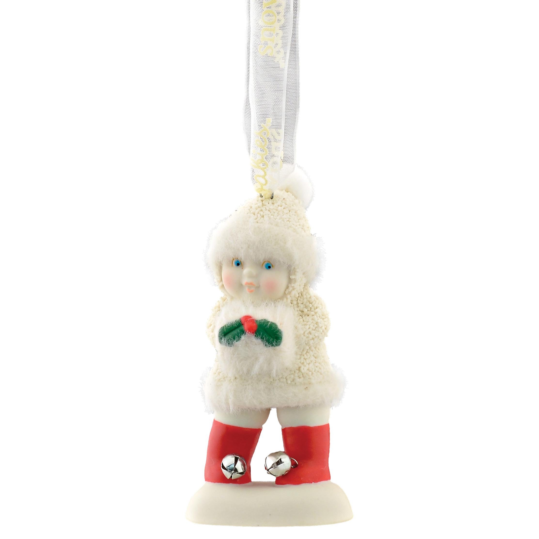 Department 56 Snowbabies “Warm Holiday” Porcelain Ornament, 3.07”