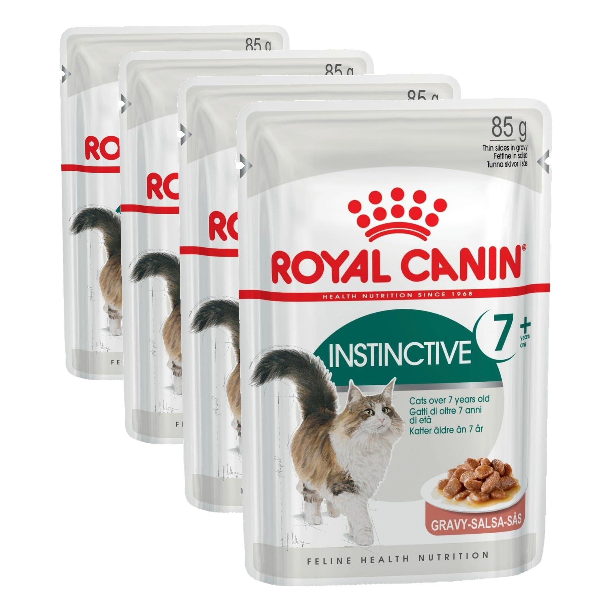 Royal Canin Instinctive 7+ Kedi Yaş Mama, 85 Gr (4 paketi)