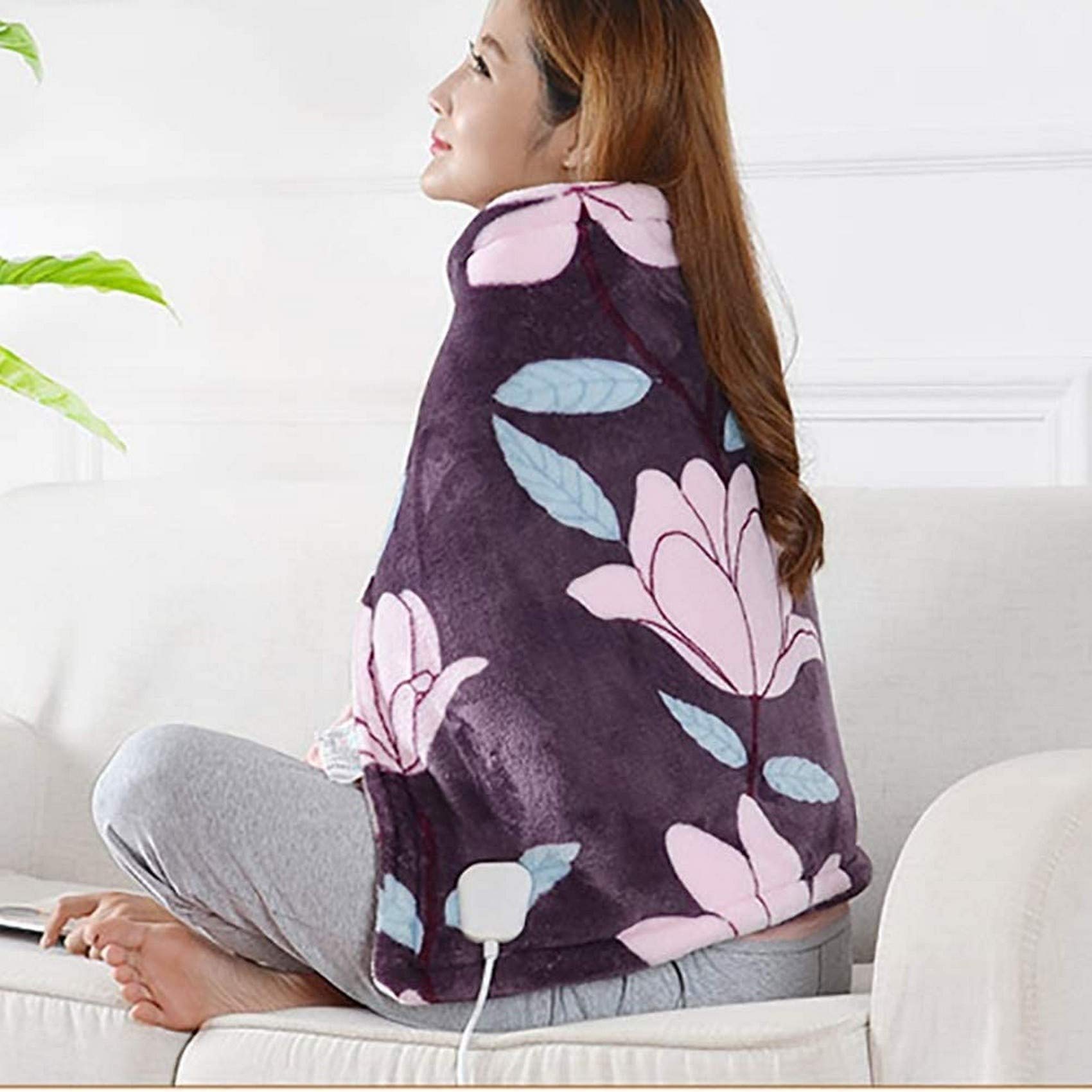 Electric Knee Pads/Warm Body Blanket/Heating Blanket/Cover Legs Office  Small Energy Saving Heating Electric Blanket/Cushion Leggings Heating  Blanket (Purple 80 * 150cm) : Amazon.ca: Health u0026 Personal Care