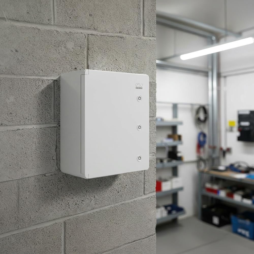 EDO Rozdzielnica Skrzynka IP65 600x800x260 mm Szara - Obudowa Elektryczna ABS - Szafa Sterownicza Natynkowa z Płytą Montażową do Instalacji Wewnętrznych i Zewnętrznych