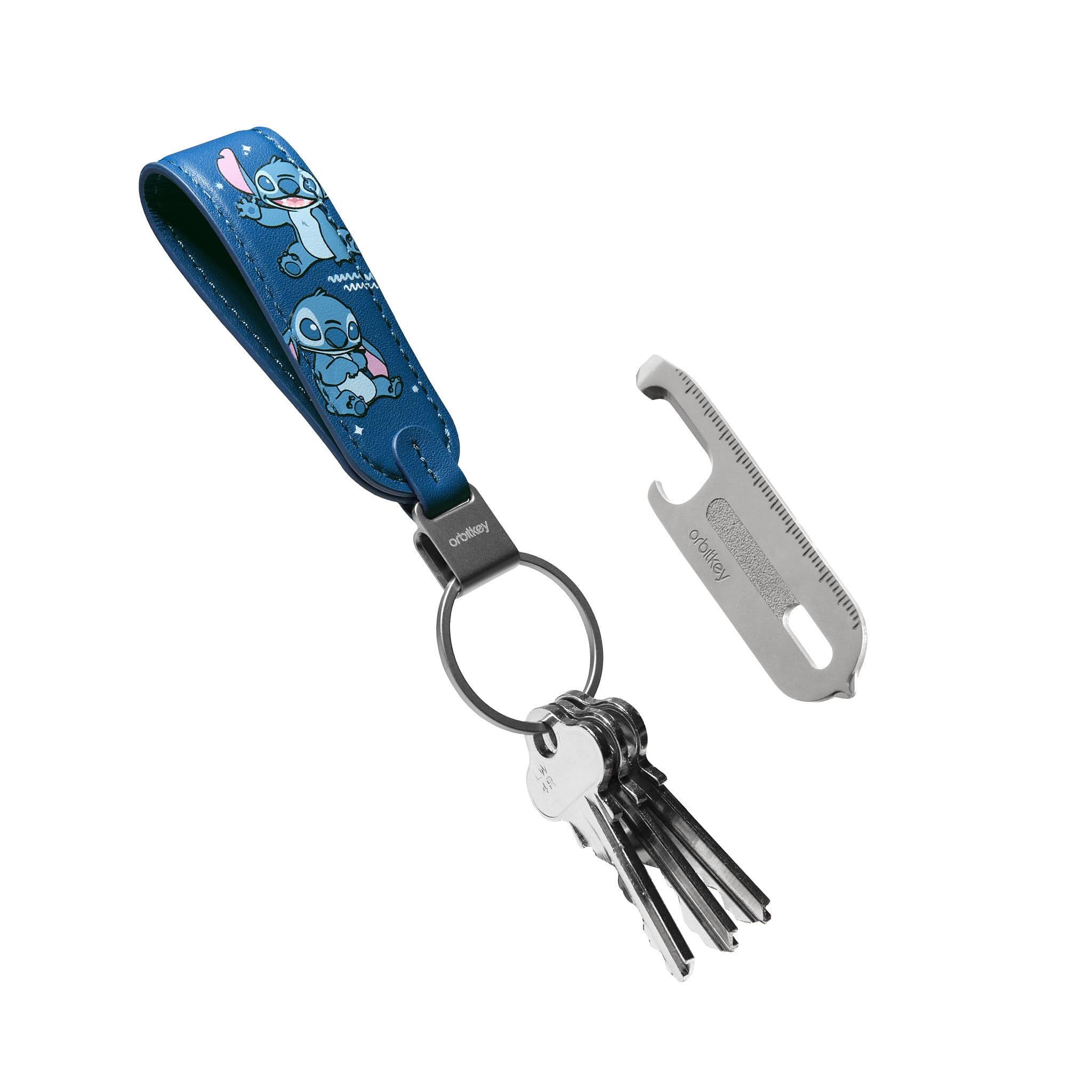 Orbitkey Unisex Stitch Disney Loop Keychain + Multitool V2 Kit