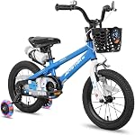 JOYSTAR Pluto Kids Bike 12 14 16 18 20 Inch Children's Bicycle for Boys Girls Age 3-12 Years, Kids' Bicycles with Light Up Training Wheels, Multiple Colors