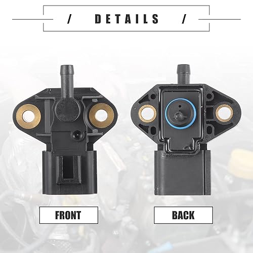 Miniatura 7 de Motoforti Sensor regulador de presión de riel de inyección de combustible, para Ford Escape 2005-2008, ABS, 3F2Z-9G756-AB, negro