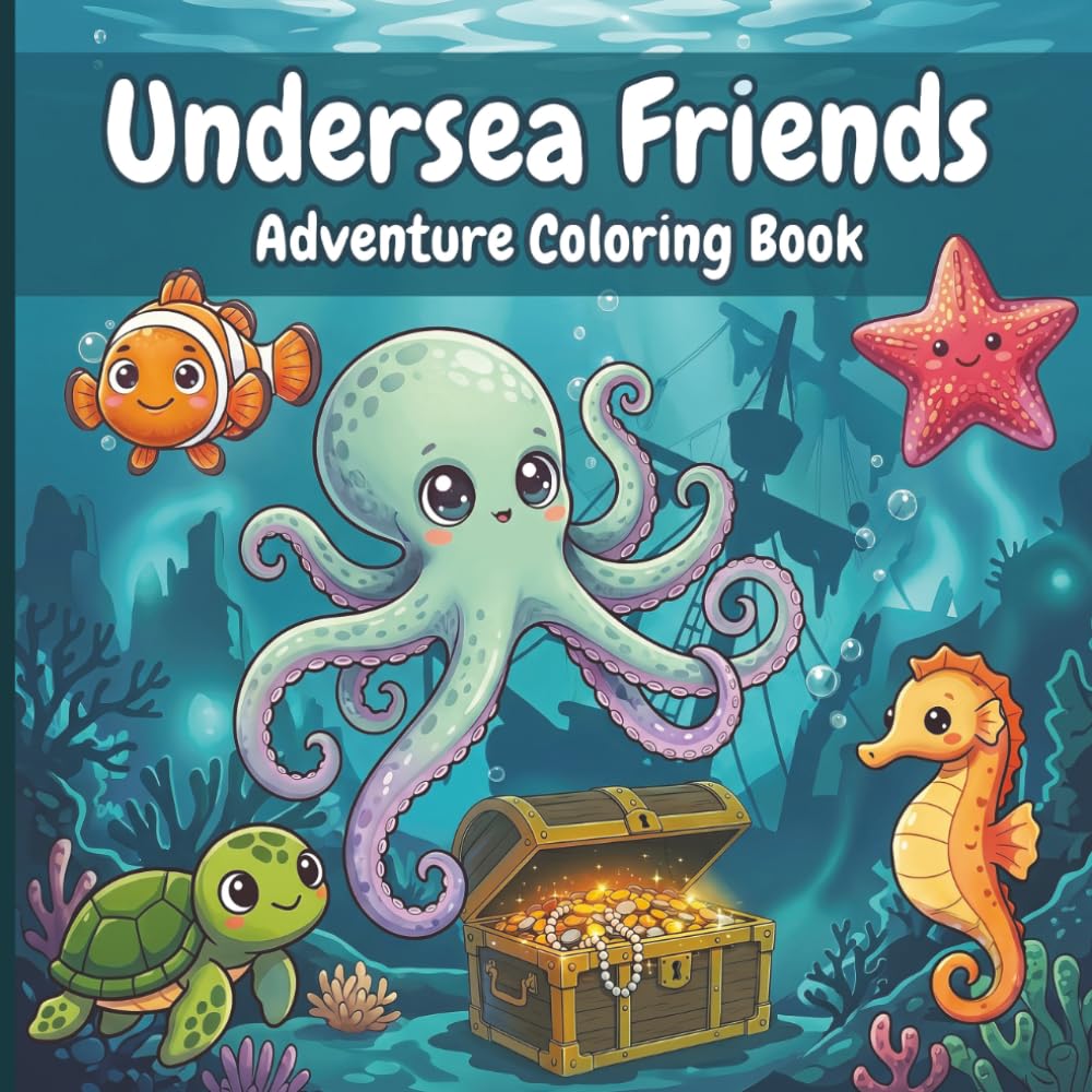Undersea Friends: Adventure Coloring Book