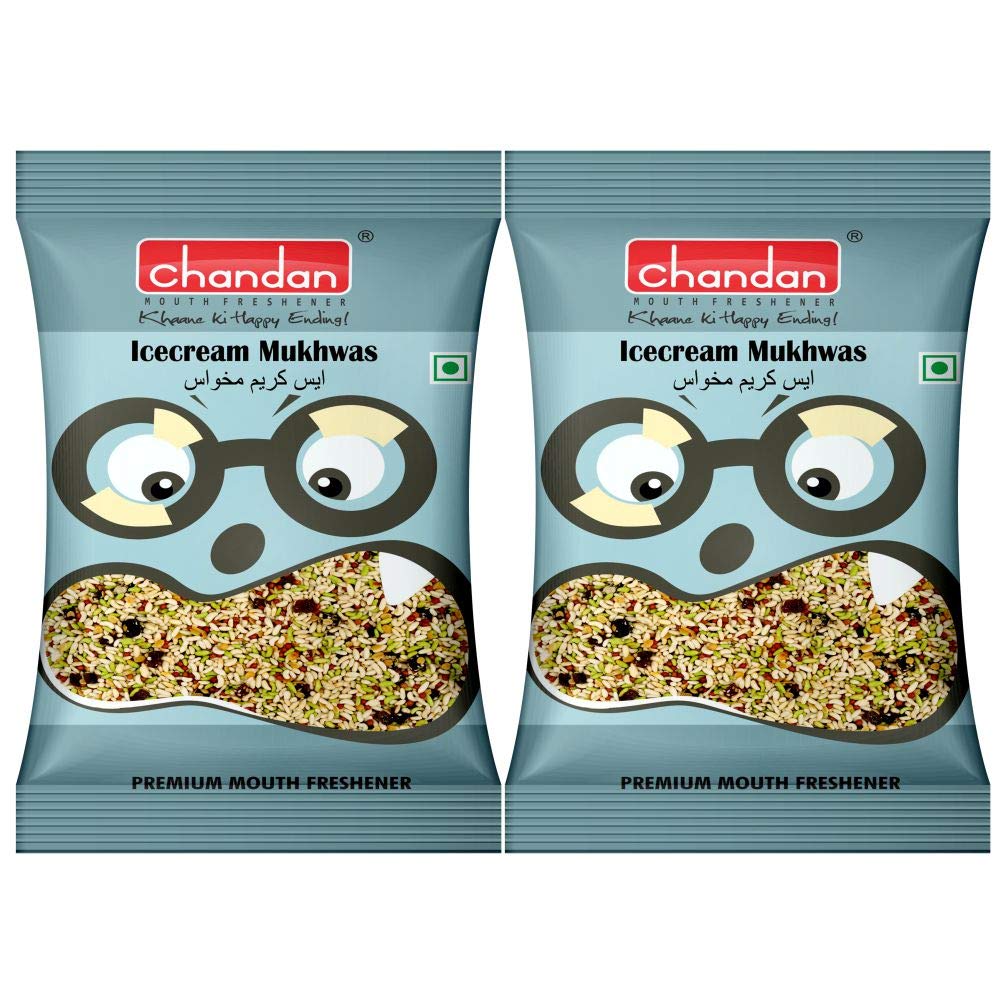 Chandan Mouth Freshener Ice Cream Mukhwas 100% Natural | Pack of 4 | 200g | Contains Saunf and Dhana Dal (B08WQ12P5J) Amazon Price History, Amazon Price Tracker