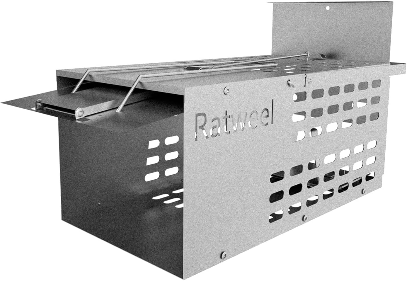 Humane Rat Trap Live Mouse Trap Indoor Catch and Release Animal Cage Multi Large Bait (2 Pack)