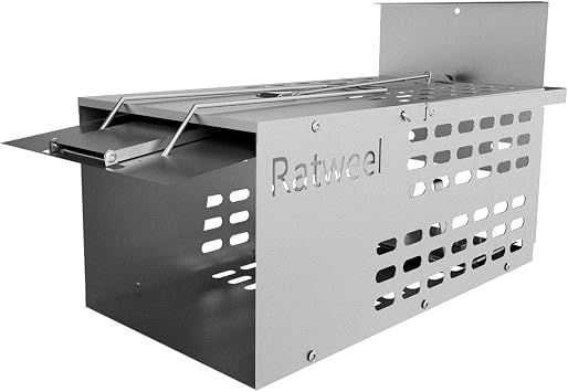Humane Rat Trap Live Mouse Trap Indoor Catch and Release Animal Cage Multi Large Bait 1 Pack