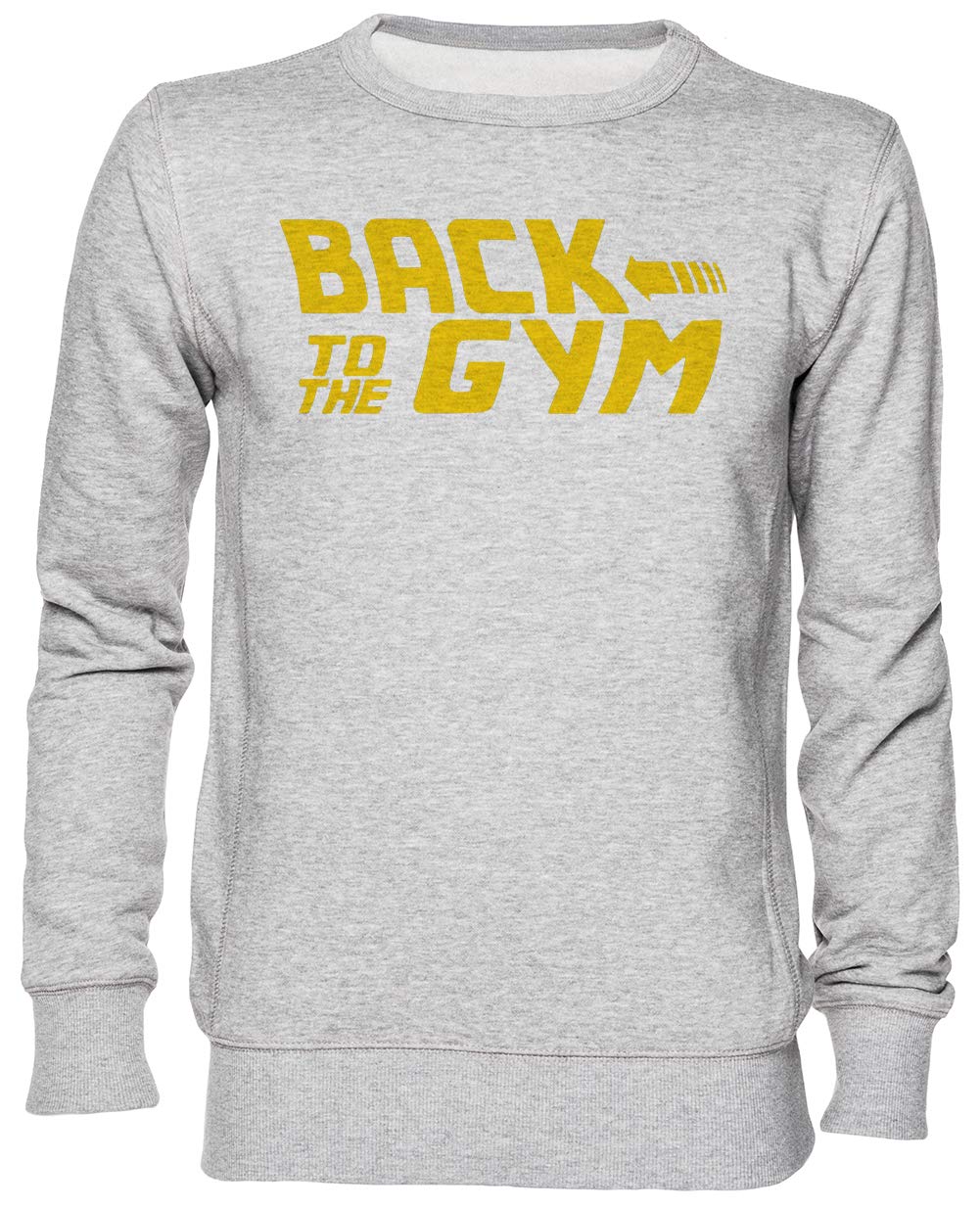 Back To The Gym Gris Jersey Sudadera Unisexo Hombre Mujer Tamaño M Grey Unisex Jumper Size M