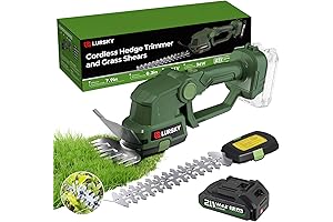 2-in-1 Cordless Battery Hedge Trimmer