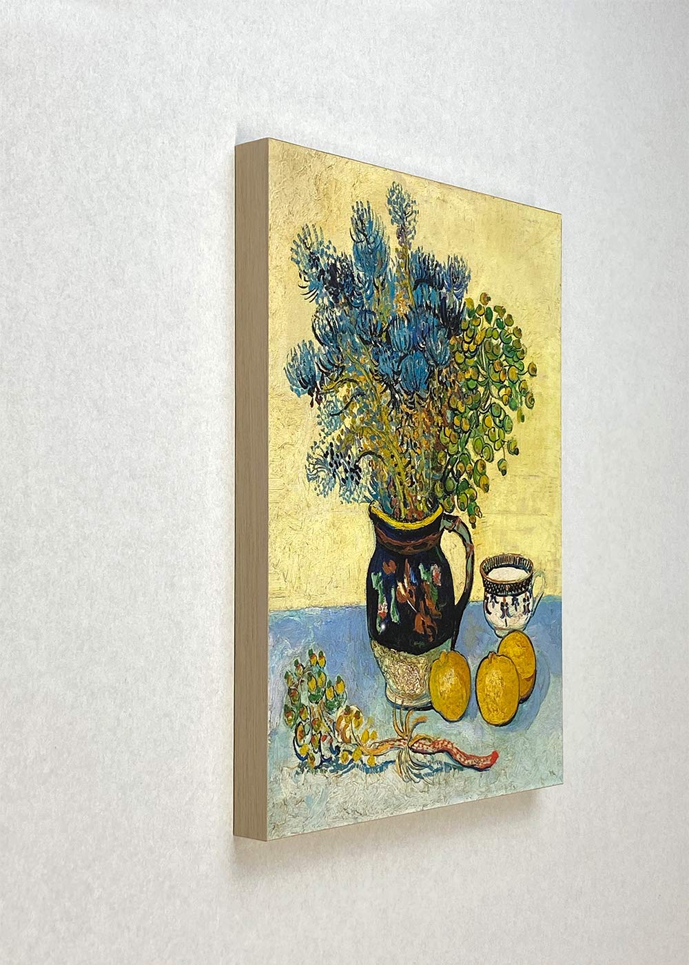 Amazon.co.jp: 素敵なアートパネル A4サイズ マヨリカ焼きの水差しと野