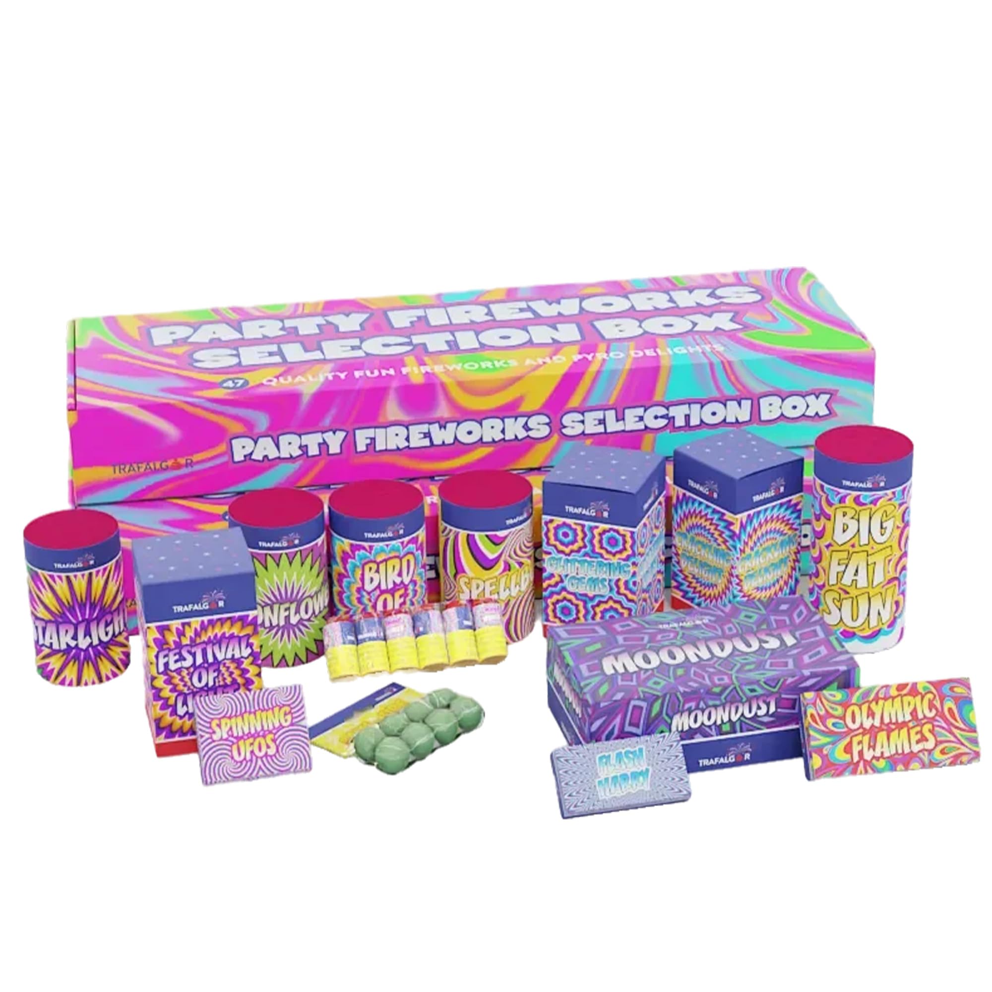 Sponsored Ad – Home Family Party Selection Box Display with Safety Pyrotechnics– Great for Diwali Bonfire Birthdays Halloween New Year Christmas