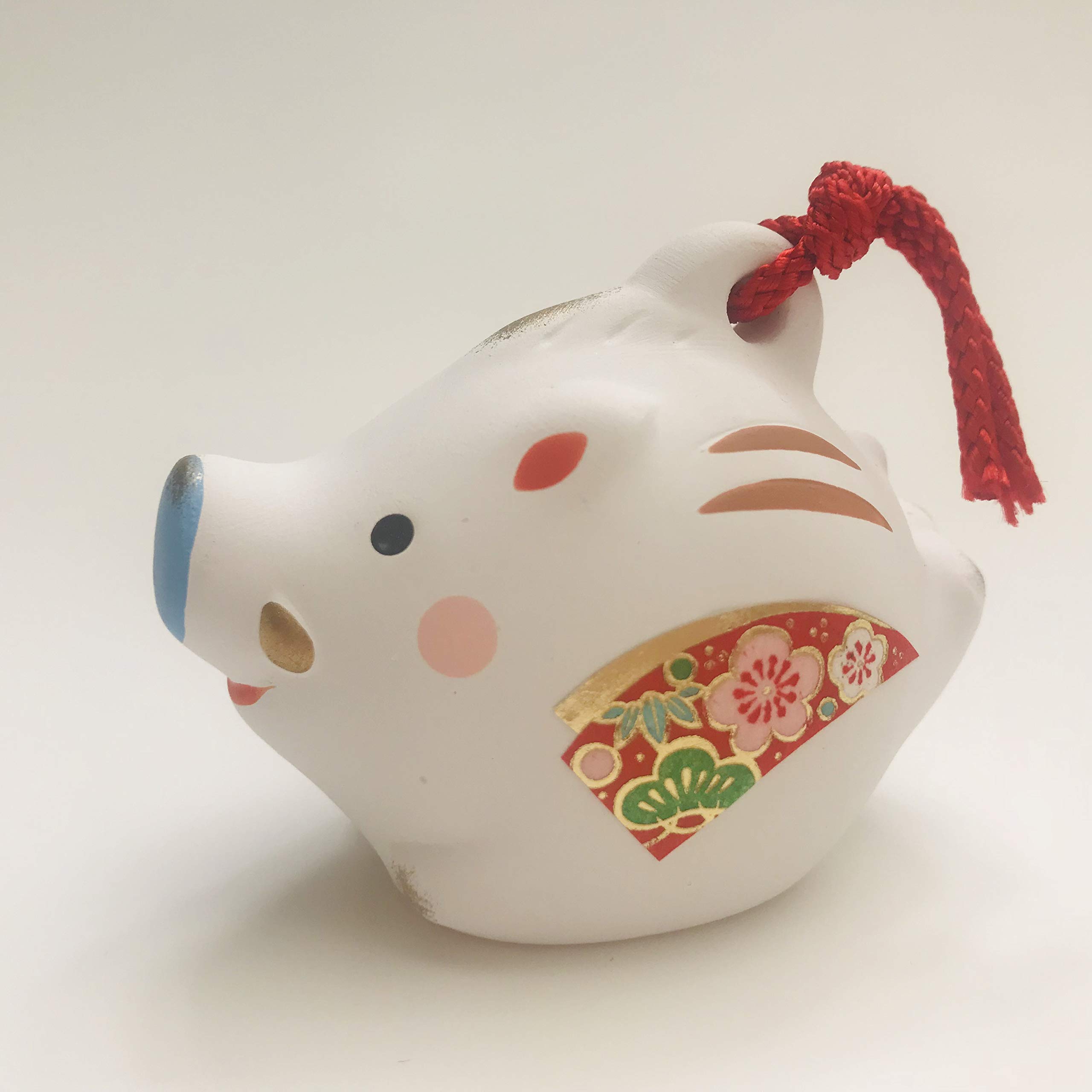 Kotobuki Clay Bell/Ornament, Lucky Gold Boar #830-708