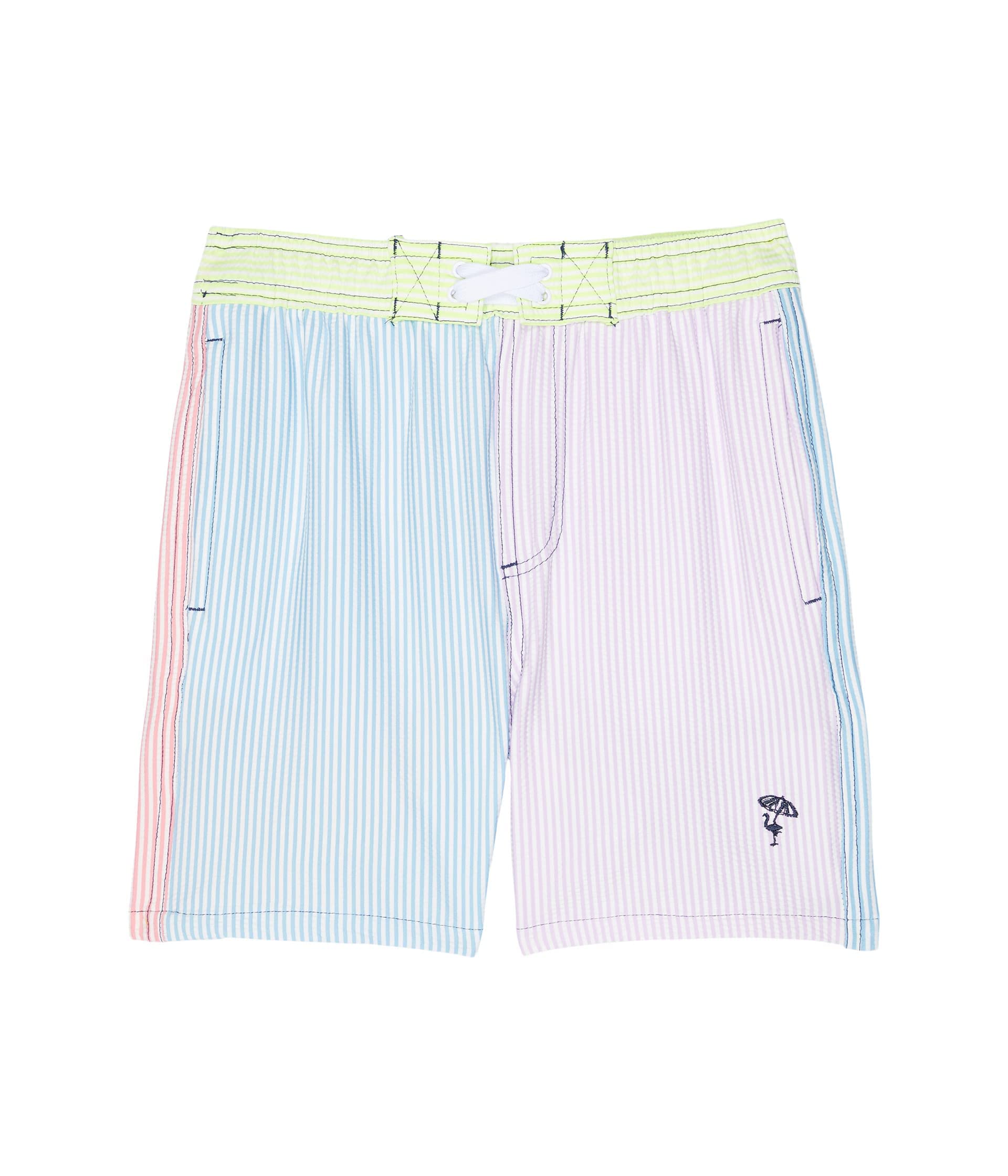 Baby Boy's Trunks - Seersucker Color-Block (Infant/Toddler) Multi 6-12 Months