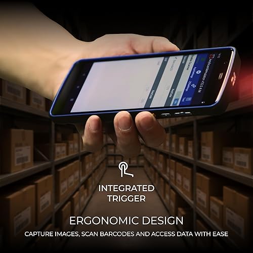 Miniatura 4 de Chainway C90 - Escáner inalámbrico multiusos de código de barras Android, lector de código de barras 2D1DQR, Play Store, pantalla vívida de 5.7