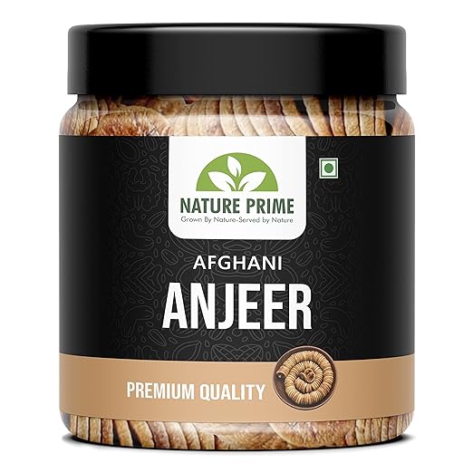 Nature Prime Dried Afghani Anjeer 200g Pack Dried Figs Rich Source