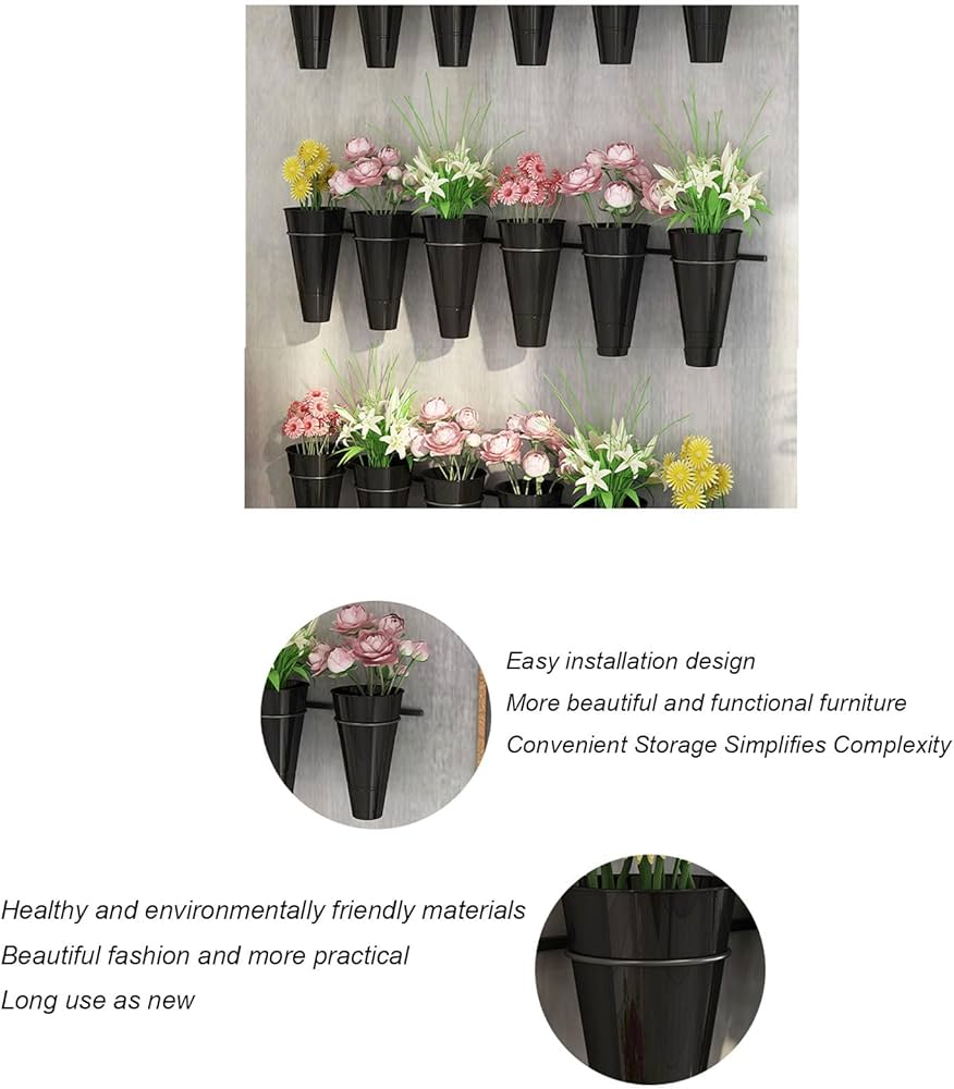 Amazon.co.jp: フラワーディスプレイスタンド壁掛け植物ホルダー、18