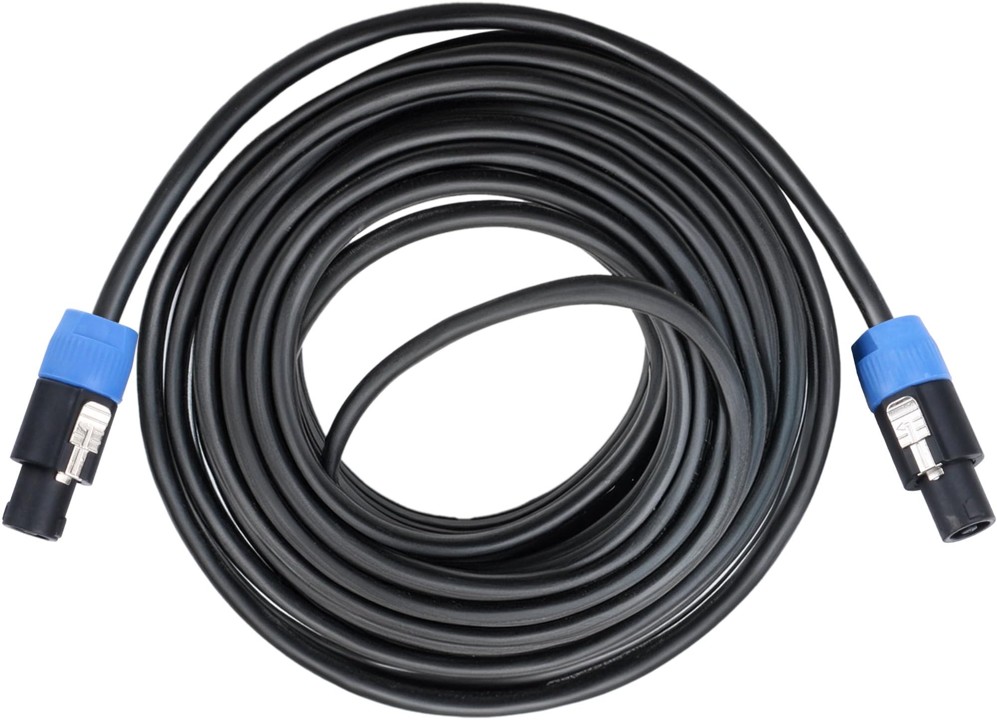 Pronomic pro-line BOXSP2-25 Cavo per Altoparlanti Compatibile Speakon 25 m | Connettore: 2 poli compatibile Speakon, Sezione conduttori: 2x 2, 5 mm², Lunghezza: 25 m, Colore guaina: nero