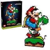 Super Mario World: Mario & Yoshi Building Set for Adults, Ages 18+ - Gift for Men & Women - Home Office or Room Decor for Fans - 71438