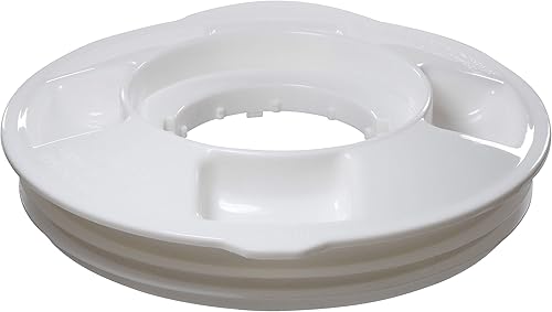 Miniatura 2 de Univen Tapa y tapa para tarro de licuadora Oster 124461 redondo con diámetro interior de 5.125 pulgadas, color blanco