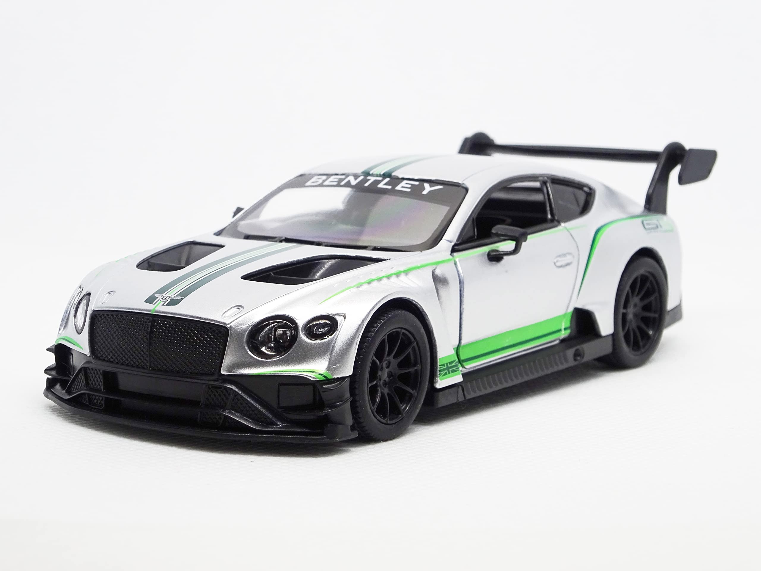 Amazon.co.jp: キンスマート ベントレー コンチネンタル GT3 シルバー 