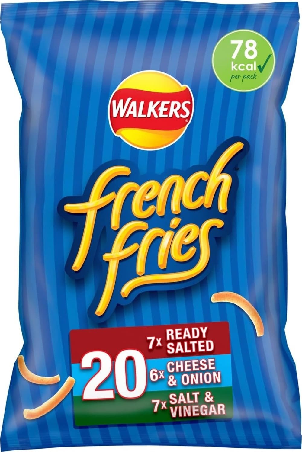 Walkers French Fries Snacks Variety Multipack Crisps 20X18g