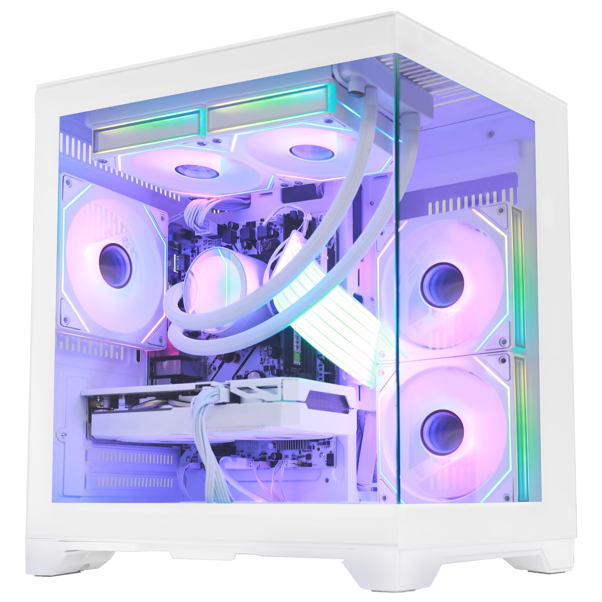 Amazon.com: HELLOLAND Gaming PC Desktop -AMD Ryzen 7 5700X 3.4 GHz