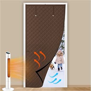 Thermal Door Curtain,Christmas Door Cover Fits Door Size 34 X 82 Oxford Fabric Filled With Thicken Cotton To Keep Draft Out Winter Door Curtain For Front Back Kitchen Bedroom Patio Door Thermal Door Curtain,Christmas Door Cover Fits Door Size 34 X 82 Oxford Fabric Filled With Thicken Cotton To Keep Draft Out Winter Door Curtain For Front Back Kitchen Bedroom Patio Door