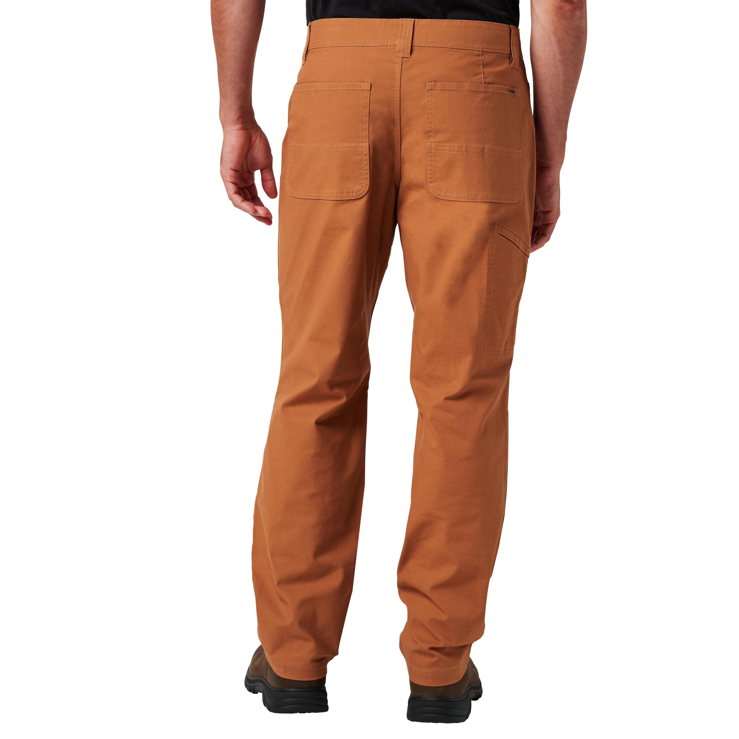 Lucky Brand Herren-Arbeitshose mit doppeltem Knie, Segeltuch mit Komfortbund