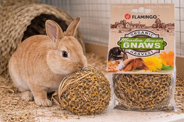 Foto 4 de 4 de Flamingo Hay Roll Dandelion and Care, 75 g