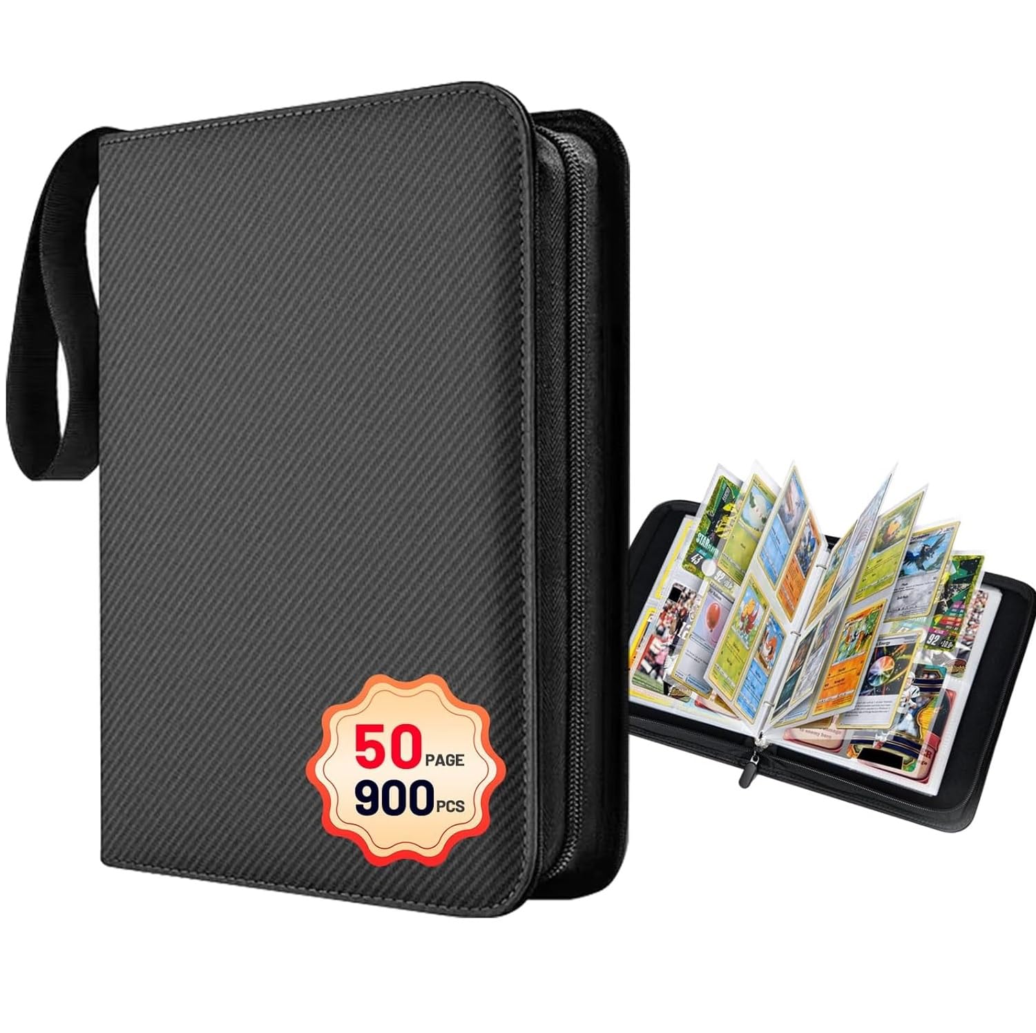 Amazon.co.jp: Dezanyc 50ページ 900枚 カードバインダー ポケカ