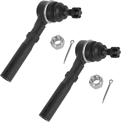 Miniatura 574 de TRQ Juego de varillas de acoplamiento delanteras interiores y exteriores, 4 piezas, compatibles con Chevrolet Cruze 2016-2019 de 16-19 voltios