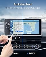 Vista 290 de Protector de pantalla de coche para Ford Edge 2024 2025 2023 2022 2021 (SE/SEL/ST-Line/Titanio/ST) Accesorios Protector de pantalla de vidrio