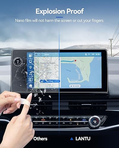 Miniatura 290 de Protector de pantalla de coche para Ford Edge 2024 2025 2023 2022 2021 (SE/SEL/ST-Line/Titanio/ST) Accesorios Protector de pantalla de vidrio