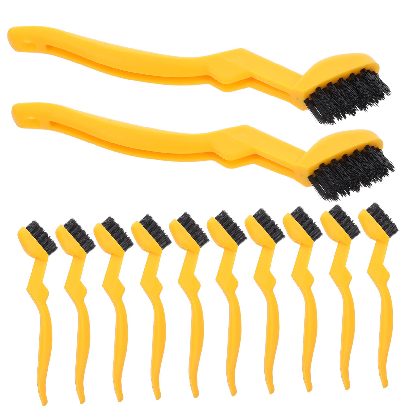 FOMIYES 30stücke Fugenbürste aus Nylon für Küche und Bad Kleine Reinigungsbürste für Grillrost Spülbecken und Ritzen Effektiver Fleckenentferner und Fugenreiniger für Täglichen Gebrauch