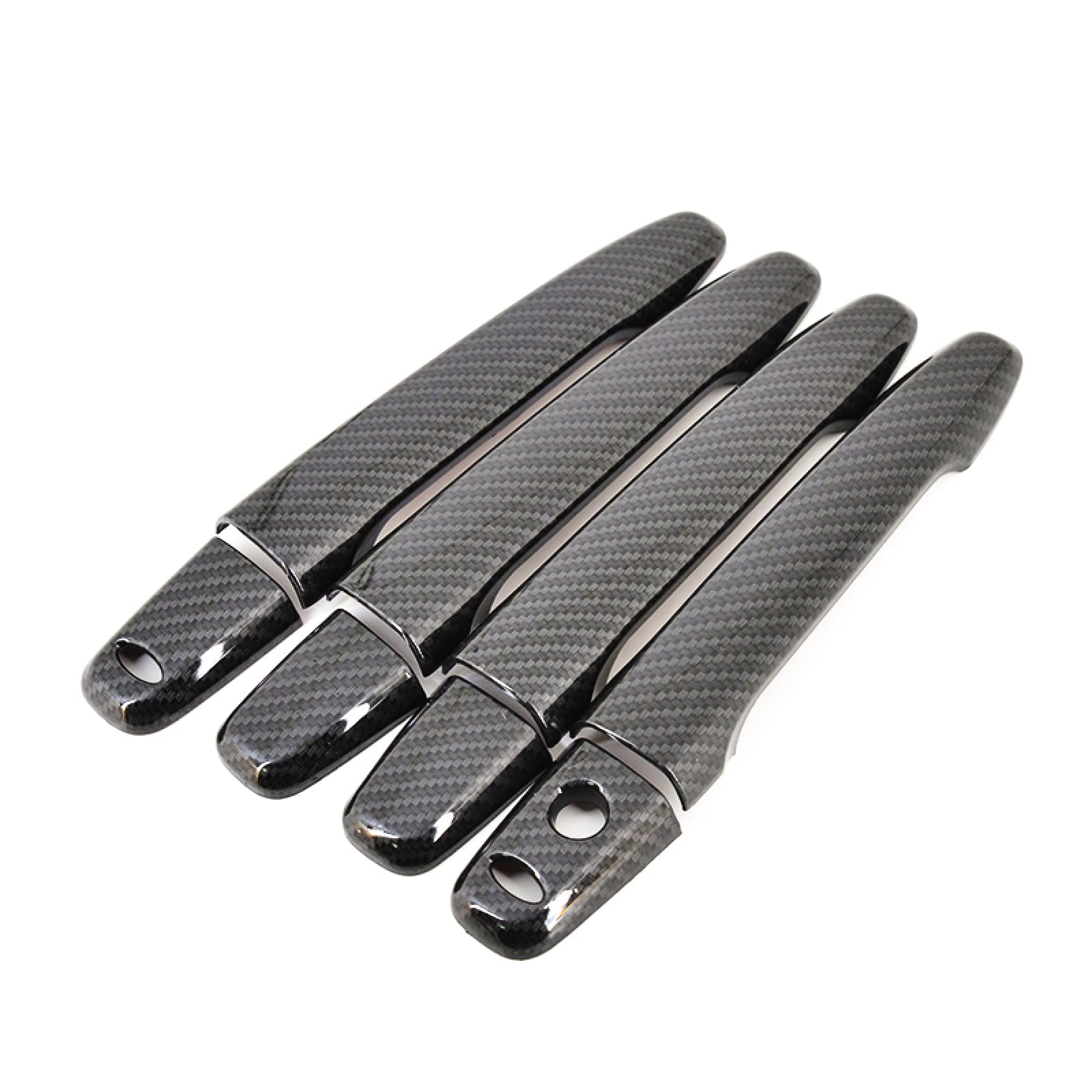 Smart carbon car side Door Handle Covers Trims For Mitsubishi For Lancer For Evolution X EVO 2007-2016 2010 2012 2013 2015